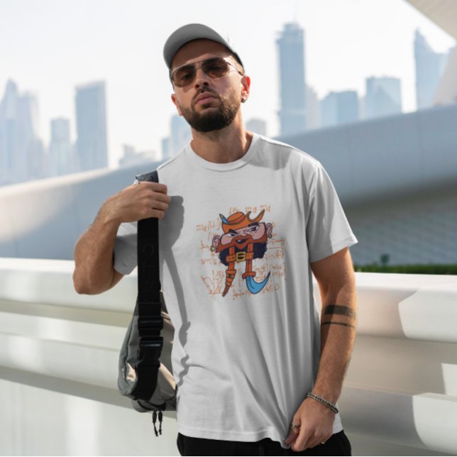 Camiseta Pirate - Símbolo de Matemática Engraçado (Criador carregado)