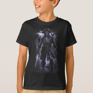 Camiseta Pirate Skeleton Ghost Navio Festa de Figurino de H