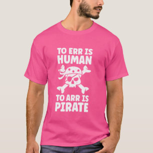 Camiseta Pirate Skull Crossbones Jolly-Roger