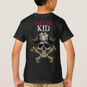 CAMISETA PIRATE SKULL RED KID