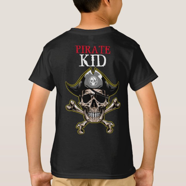 CAMISETA PIRATE SKULL RED KID (Verso)