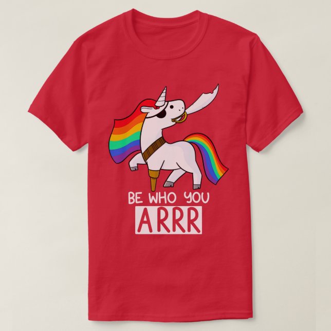 Camiseta Pirate Unicorn (Frente do Design)