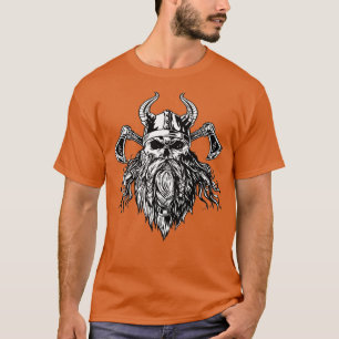 Camiseta Pirate Viking Skull Classic TSirt