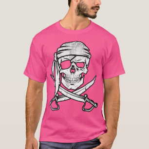 Camiseta Pirates Cruise Capitão Crossbones Skeleton