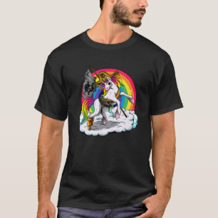 Camiseta Piraticorn Rainbow Unicorn Pirate