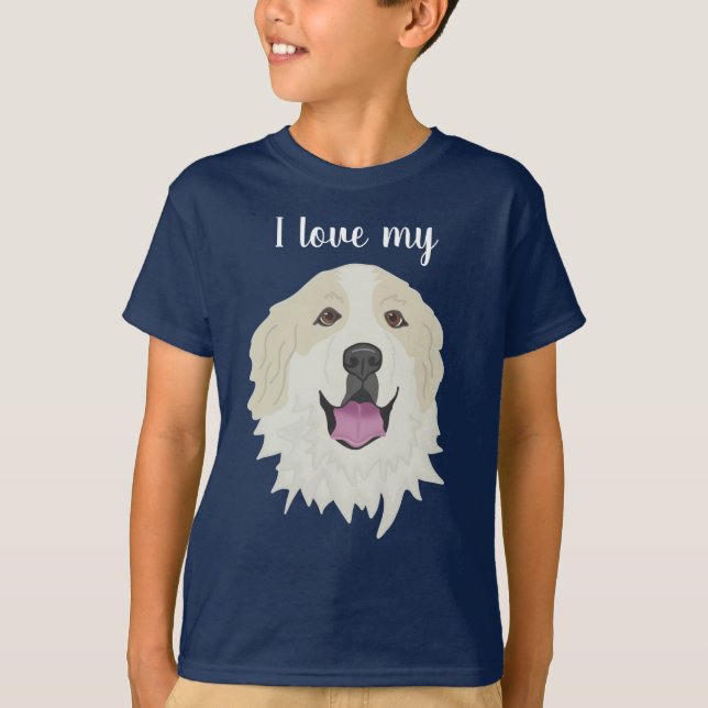 Camiseta Pirenéus de Excelente personalizáveis (Frente)