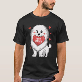 Camiseta Pirenéus excelentes Cães Dias de os namorados Isen