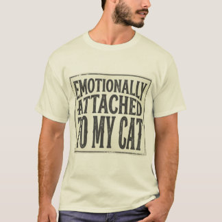 Camiseta Pires para Gata Antiga - Apegada Emocionalmente a 