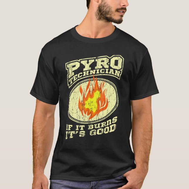 Camiseta Pirotecnia da Tripulação Piroteca Fireworks Pyro S (Frente)