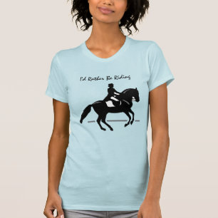 Camiseta Pirouette de Execução do Elegante Dressage Rider