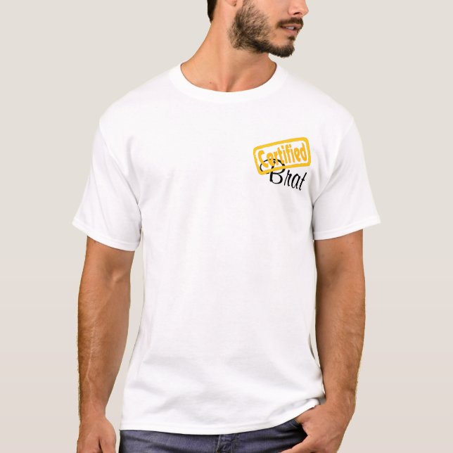 Camiseta Pirralho certificado (Frente)