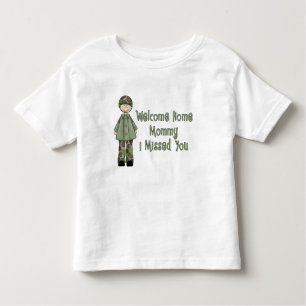 Camiseta Pirralho Home bem-vindo do exército das mamães