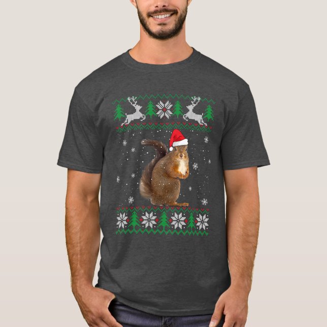 Camiseta Pirrel de Natal - Animais do Papai Noel (Frente)