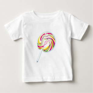 Camiseta pirulito colorido