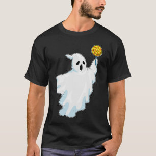 Camiseta Pirulito de Halloween de Fantasma