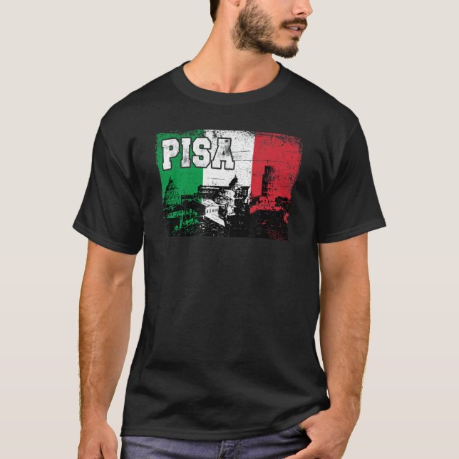 Camiseta Pisa Itália Europa (Frente)