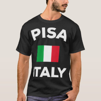 Camiseta Pisa Italy Italian Flag City