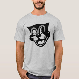 Camiseta Pisc o gato preto