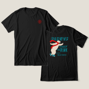 Camiseta Piscando através do anel - design traseiro