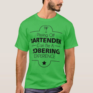 Camiseta Piscando Um Barman Pode Ser Uma Experiência Sensív