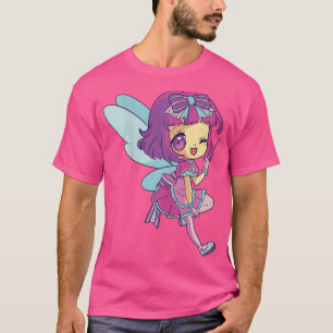 Camiseta Piscar os olhos de Garota-Tee-