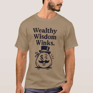 Camiseta "Piscar os olhos ricos de sabedoria"