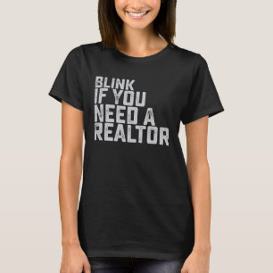 Camiseta Piscar Se Precisa De Um Corretor De Imóveis Engraç