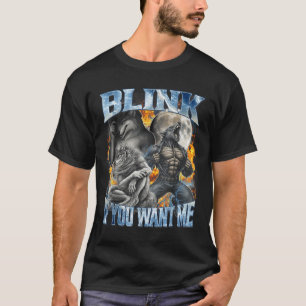 Camiseta Piscar Se Você Me Quer Funny Alpha Wolf Bootleg Me