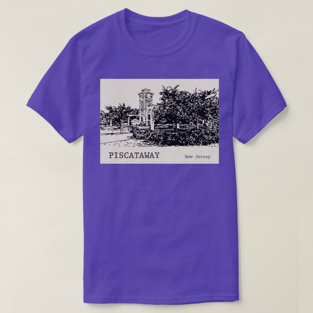 Camiseta Piscataway New Jersey 2 (Frente do Design)