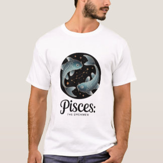 Camiseta Pisces The Dreamer Zodiac Constellation Aesthetic