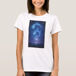Camiseta Pisces Zodiac Art – Celestial Fish and Dream Waves