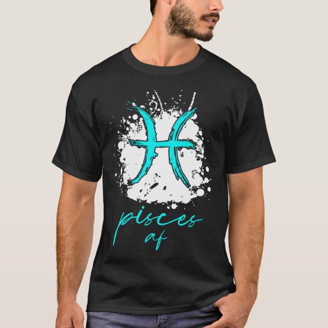 Camiseta Pisces Zodiac By Berts (Frente)