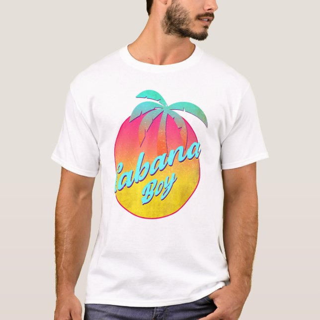 Camiseta Piscina Cabana Boy Palm 1 (Frente)