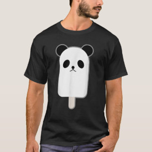 Camiseta Piscina de Verão do Sorvete do Urso Panda da China