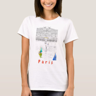 Camiseta Piscina do Jardim do Luxemburgo - Paris