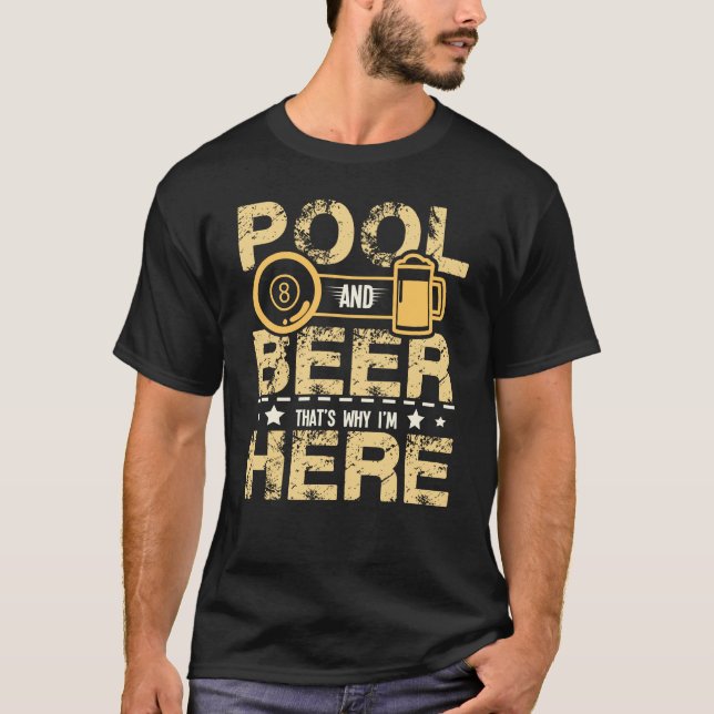 Camiseta Piscina E Cerveja (Frente)