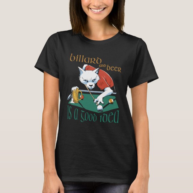 Camiseta Piscina e piscina de cerveja (Frente)