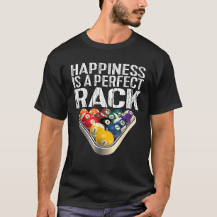 Camiseta Piscina Engraçada, Rack Billiards Tee