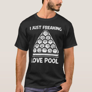 Camiseta Piscina Legal Para Homens Mulheres Jogador de Sinu