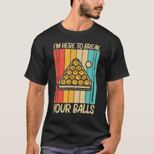 Camiseta Piscina legal Para Homens Mulheres Snooker Billier