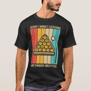 Camiseta Piscina legal Para Homens Mulheres Snooker Billier