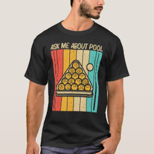 Camiseta Piscina legal Para Homens Mulheres Snooker Billier