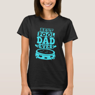 Camiseta Piscina Limpa Pai Manutenção de Piscina Papa Melho
