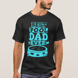 Camiseta Piscina Limpa Pai Manutenção de Piscina Papa Melho