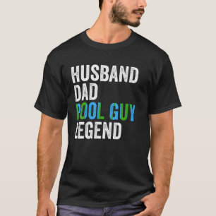 Camiseta Piscina Marido Legenda Cara Engraçada Homens T Cam