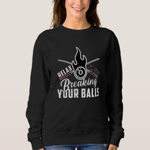 Camiseta Piscina Snooker 8 Ball Billiard Billiards Engraçad