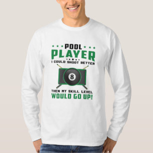 Camiseta Piscina Snooker Billiard 8 Ball Billiards Ideia do