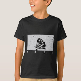 Camiseta Piscina Vintage Billiards Piscina Player Funny Bil