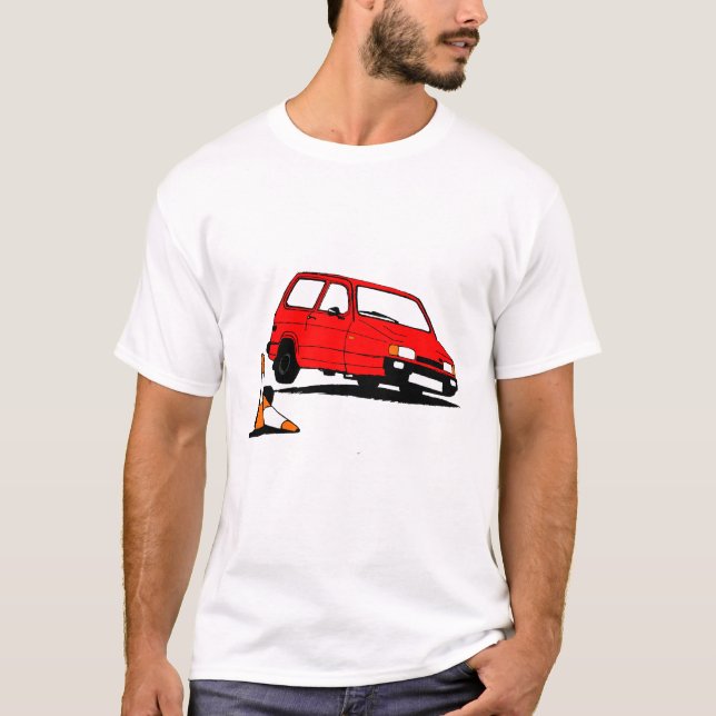 Camiseta Pisco de peito vermelho dependente (Frente)