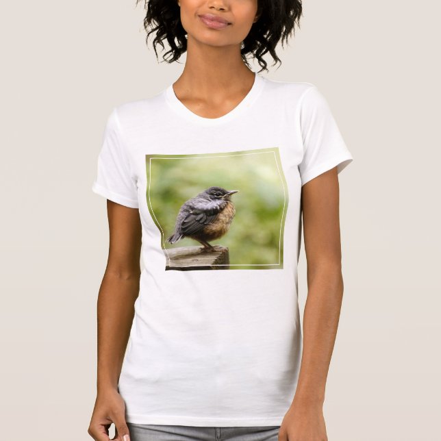Camiseta Pisco de peito vermelho novo (Frente)